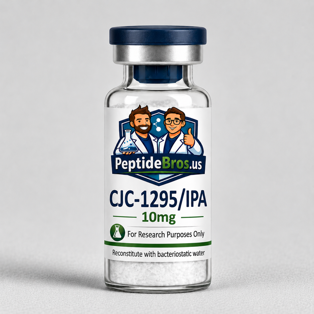 CJC-1295/ Ipamorelin research peptide vial — PeptideBros